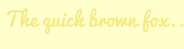 Image with Font Color F4EB84 and Background Color FFFFCC